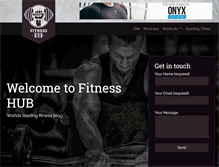 Tablet Screenshot of fitnesshub.org